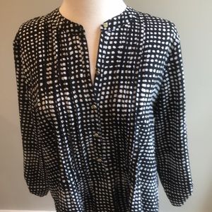 Chaus Black and White Top Sz L
